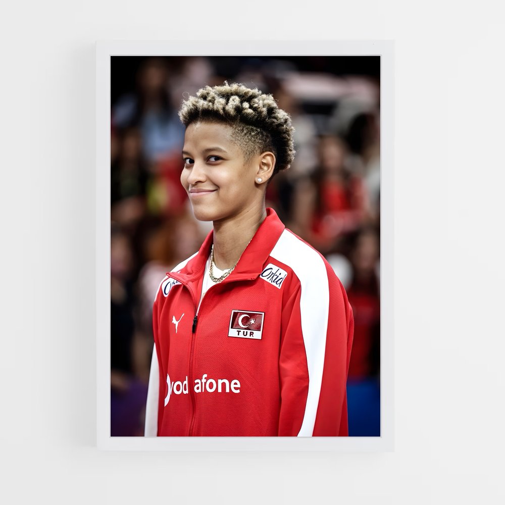 Poster Melissa vargas puissantes – affiche Volleyball (vue 3)